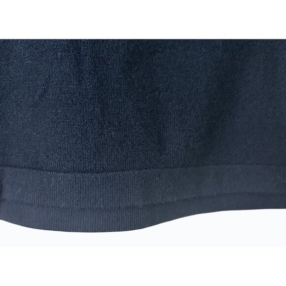 Olivaceous Teal Green Ruffled Sleeve Knit Dress With V-Neck Back & High Neckline - Picture 4 of 16